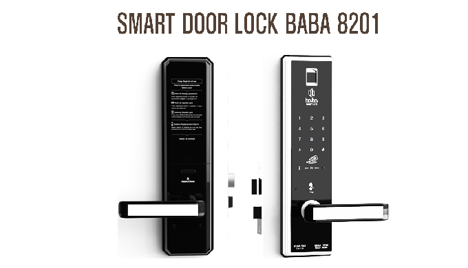 Electronic smart door lock BABA 8201 fingerprint digital door lock