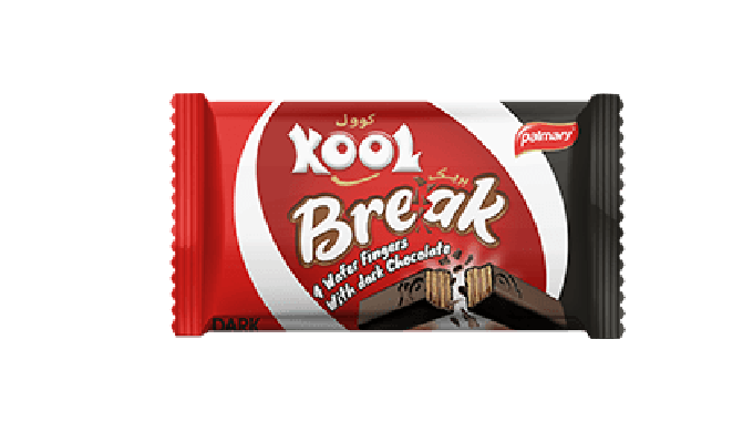 Gaufrette enrobée au chocolat Noir