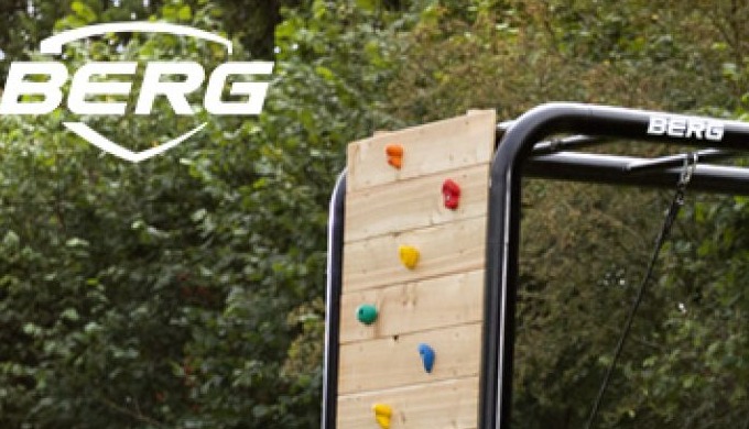 BERG Playbase Climbing Frames are a new innovation in kids outdoor play offering so many of your tra...
