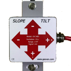 Inclinometers are used to measure the rotational motion of tunnels, railways, retaining walls, concr...