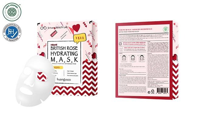 Daily Mask Pack for All Skin Types to give the Dry Skin a rosy vitality. Cooling gel formula mask pa...