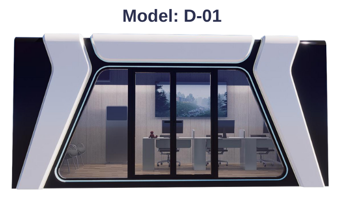 Product Information: Model: D-01 Dimension: 6.1*3.0*3.0 m Area: 18.3㎡ Weight: About 3.5 Tons Rooms: ...