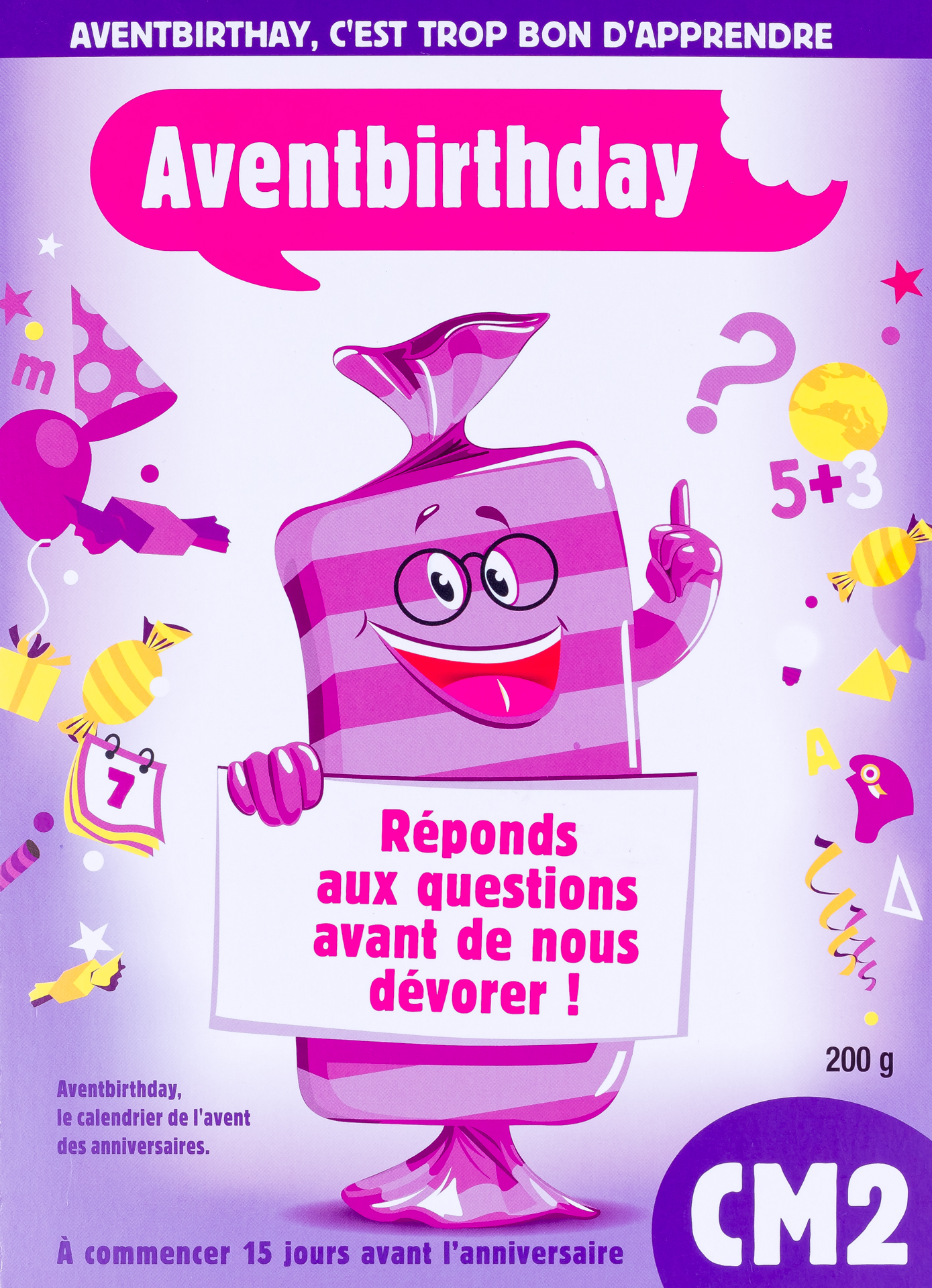 Chaque jour, il ouvre une case qui lui propose une question ludique et amusante en lien avec son pro...
