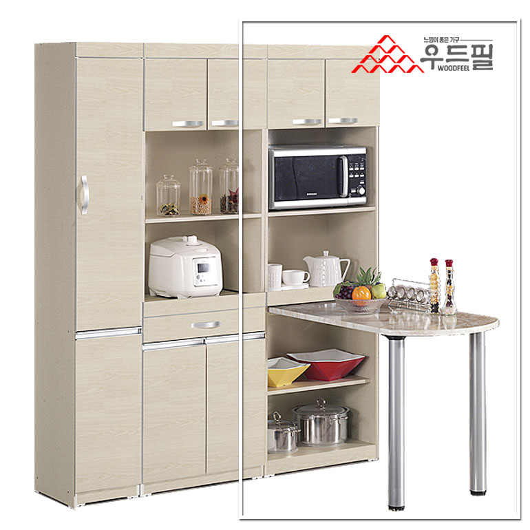 • Mania high table cupboard Front LPM processing high-gloss pearl paint, high-gloss UV coating, Eco-...