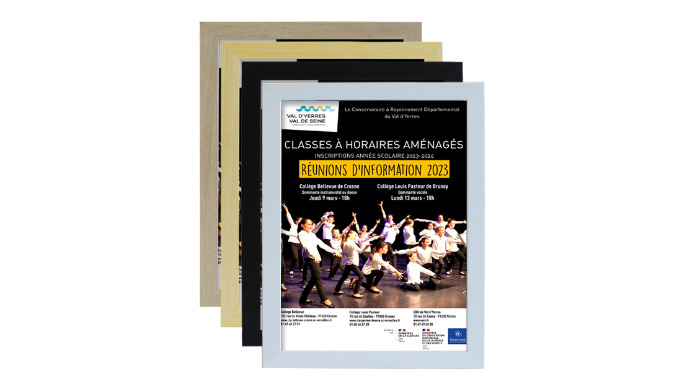 Cadres Profilés Bois Déco 60 x 80 cm