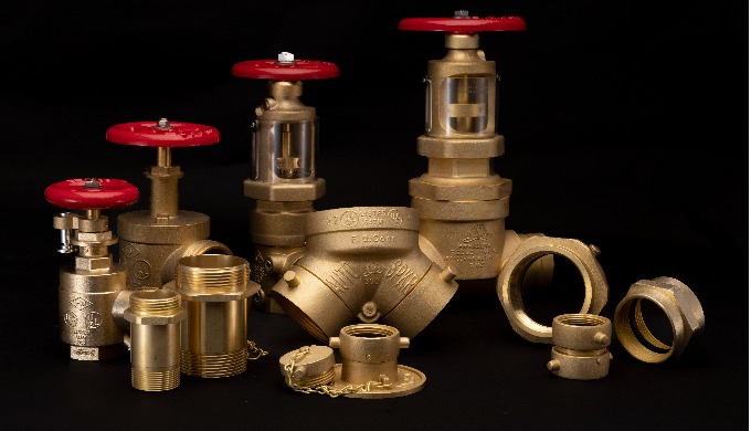 UL/ULC listed and FM approved,pressure tested, forged brass constructed fire protection valves and e...