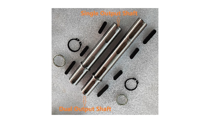 CHENYUE Single Output Shaft Matching for Worm Gearbox NMRV030/ RW030 /VF030