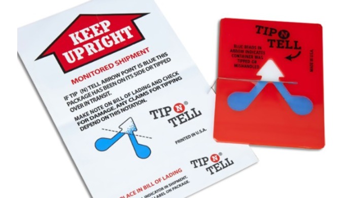 Tip N Tell Labels | Inc Verzendstickers | Tip N Tell-indicatoren