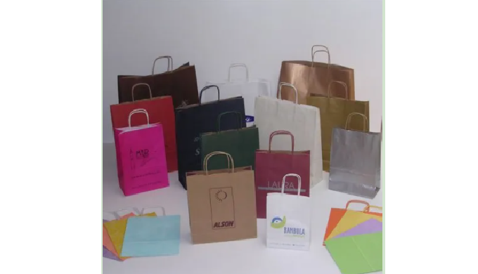 Bolsas ecológicas de papel económico El bolso más usado. Es asequible para ...