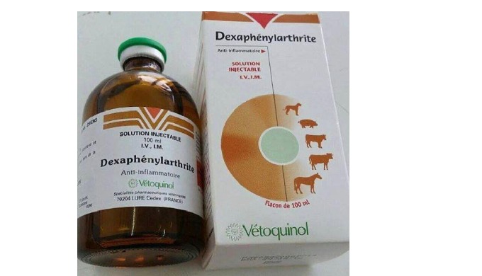 Dexaphenylarthrite 100ml for Animal Use Dexaphenylarthrite injection is a veterinary medication comm...
