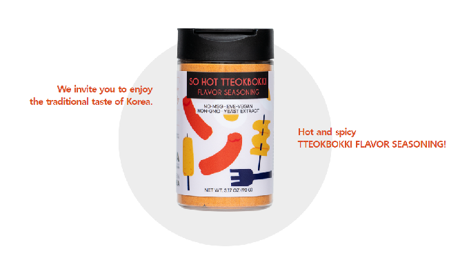 We introduce you to SO HOT TTEOKBOKKI SEASONING with its original taste. If you add SO HOT TTEOKBOKK...
