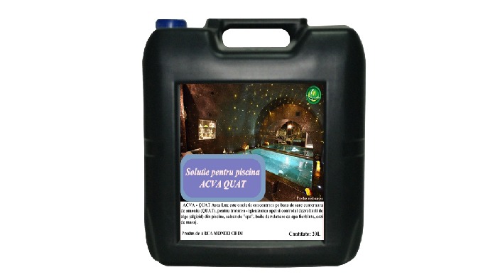 ACVA─QUAT ARCA LUX este o solutie concentrata pe baza de sare cuaternara de amoniu (QUAT), pentru tr...