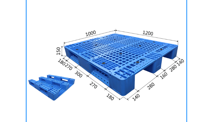 Characteristics of plastic pallets Advantages: No fumigation required, neat appearance, easy to clea...