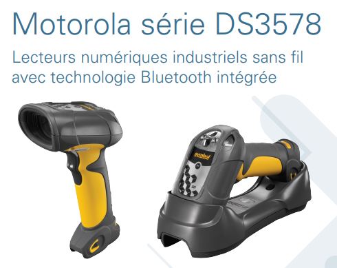 Motorola série DS3508 industriel, lecteurs numériques câblés