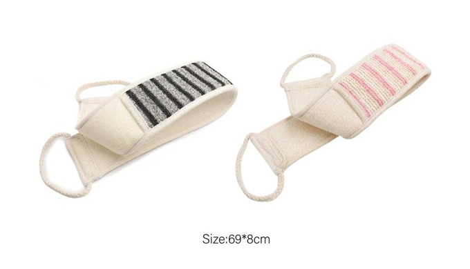 Shower and body care towel & scrubber set made from soft, durable materials, available in variou...