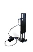 The Monitor Lift desk is equipped with a built-in monitor within the desk which can be easily lifted...