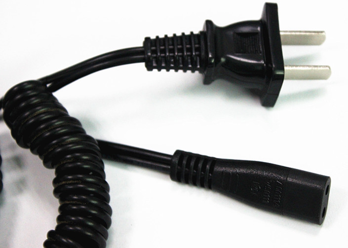 Power supply: 16A, 250V 八字尾: 0.2A, 250V 温度: 70° CCC 认证 线材标准: 2X1.0mm2: IEC41 平铜软线