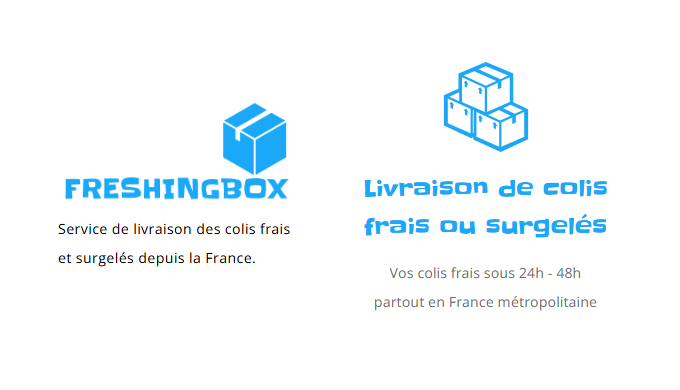Envoyez vos colis frais ou surgelés avec Freshingbox via leur formulaire https://freshingbox.com/for...