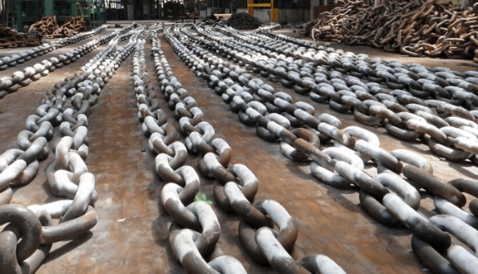 1. Variety: Grade1, Grade 2,Grade 3,ORQ,R3,R3S,R4stud link anchor chain; studless anchor chain; buoy...