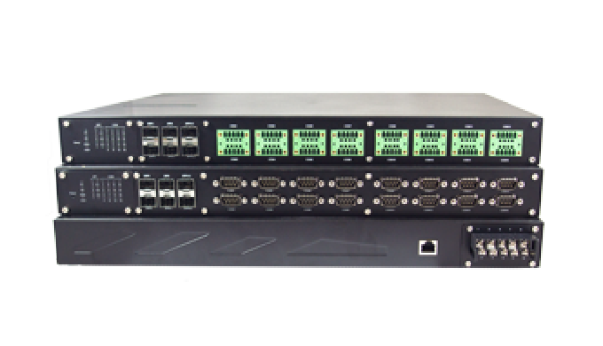 IEC61850-3 Certified Smart Grid Protocol Gateway with 16-Port RS232/485/422 and 6-Port Fast-Ethernet...