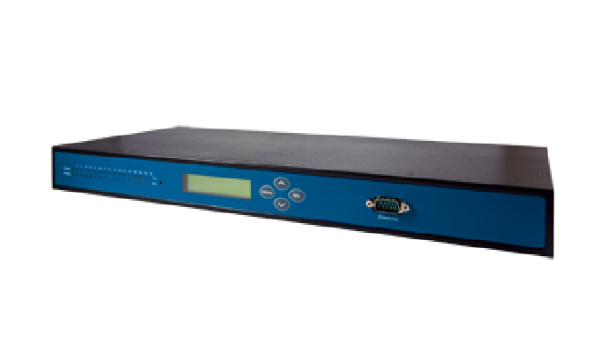 16-Port Industrial Secure Modbus TCP/RTU/ASCII Gateway with RJ45 connecters, Rack-mount, optional Se...
