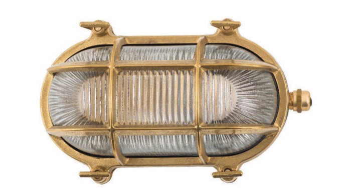 BRASS BULKHEAD 400 PLAIN BRASS