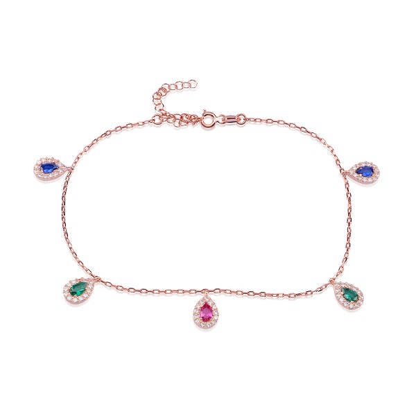 925 Ayar Gümüş ; Maden Rengi: Rose ; Ağırlık: 4.6 gr ; Krem, Parfüm, Alkol, Çamaşır Suyu Gibi Maddel...