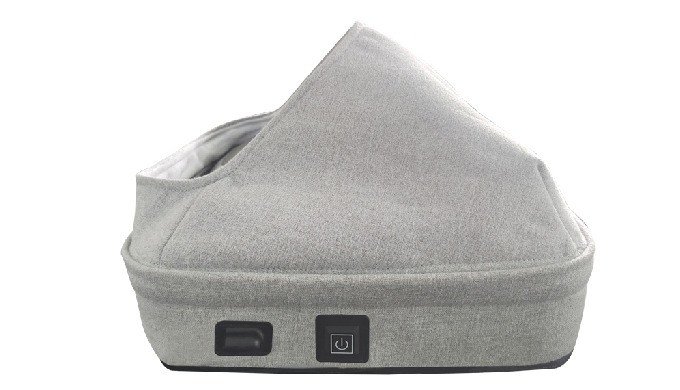 2-in-1 Shiatsu Massager with Heat Therapy • Dual Functionality: Use as a foot massager or unzip the ...