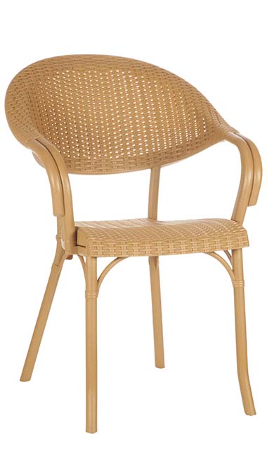 Flash koltuk üzerindeki rattan deseni sayesinde mekanlarınıza farklı bir hava katıp aynı zamanda çiz...