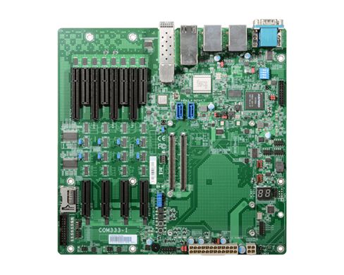 COM Express® R3.0, Pin-out Type 7 Supports Compact and Basic modules Multiple expansion: 8 PCIe x4 o...