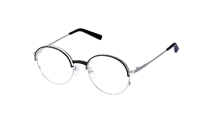 signature product. It is a round metal eyeball with a three-dimensional black frame to make it look ...