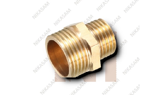 Brass Pipe Fitting Male To Male Adaptor