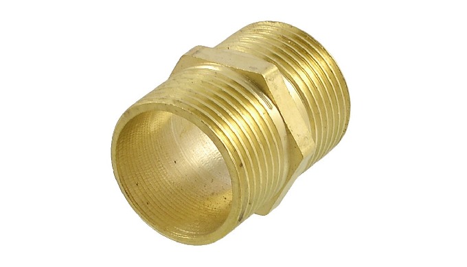 Brass Joint Nipple Brass Joining Nipple Brass Connecting Nipple Brass Nipple Connector