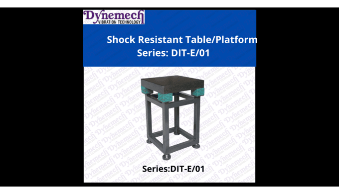 Dynemech Anti Vibration Tables - Series DIT-E are ideal for Testing / Quality Laboratories co-locate...