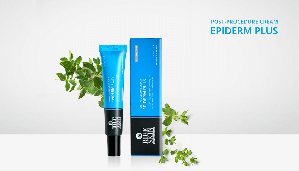 RIBESKIN® EPIDERM PLUS EPIDERM PLUS GEL is a post-procedure cream that rapidly recovers damaged skin...
