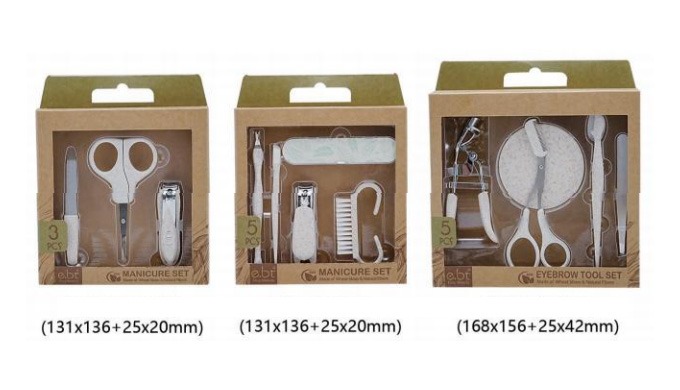This nail and foot care set is made from eco-friendly wheat straw material. It includes a variety of...