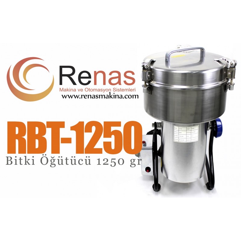 RENAS BİTKİ ÖĞÜTÜCÜ 2000gr PASLANMAZ GÖVDE Renas bitki öğütücü emsal makina...