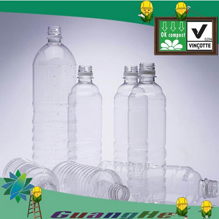 Polylactide PLA eco-friendly plastic BPA free mineral water bottle
