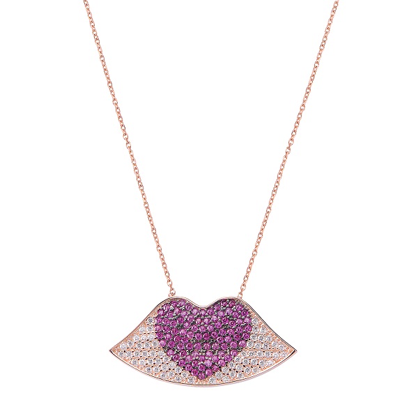 925 Ayar Gümüş ; Maden Rengi: Rose ; Ağırlık: 2.9 gr ; Zincir Uzunluğu: 45 cm ; Krem, Parfüm, Alkol,...