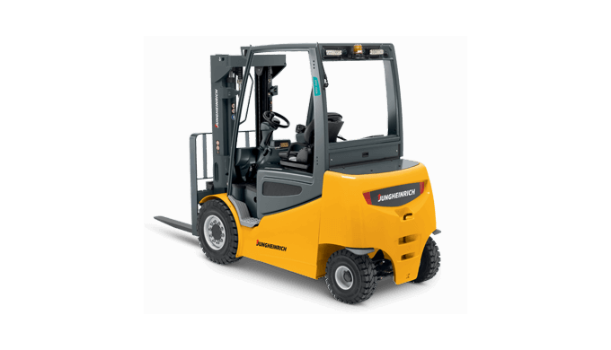 Jungheinrich Forklifts EFG 535k-S50 Series offers electric pneumatic tire forklifts with a load capa...
