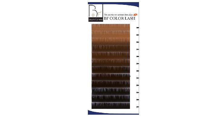 BF Color Lash It is a brown color lash that presents natural and innocent eyes. With the warm color ...