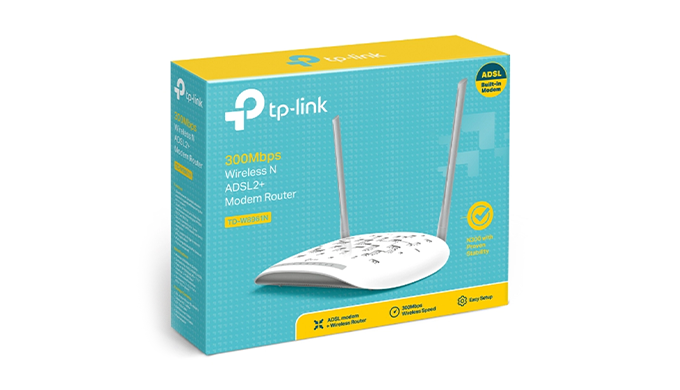 Appareil tout-en-un: modem ADSL2 +, routeur NAT, switch 4 ports et point d’accès WiFi N Débit WiFi N...