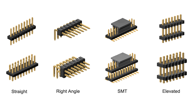 Wayconn offers wide range of Pin headers: Pitch: 0.80mm x 1.2mm(.031 x .047″); Pitch: 1.00mm(.039″);...