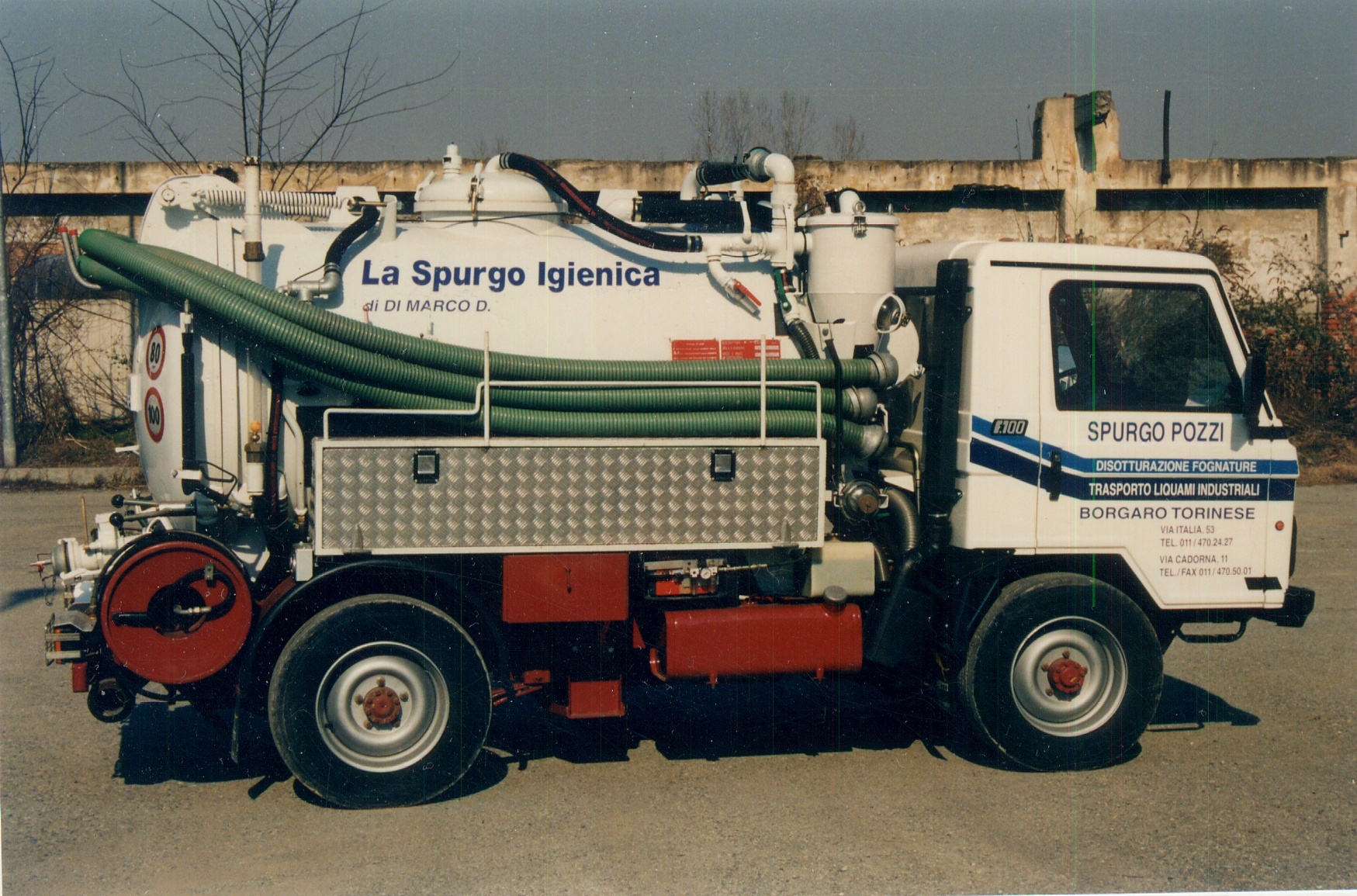 Autobotte Canal jet 4x4, piccolino per la città per la collina e per le situazioni dove l'ingombro è...
