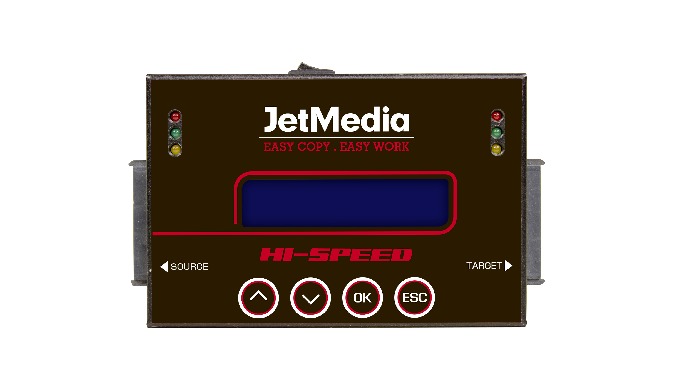 JetMedia ST11 18G/min HDD Eraser Duplicator 4 Copy Functions Multiple Data Erasures Auto HDD Check M...