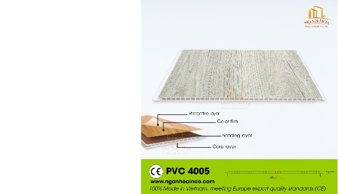 PVC ceiling and wall cladding panels are interior decoration materials made from virgin plastic Poly...