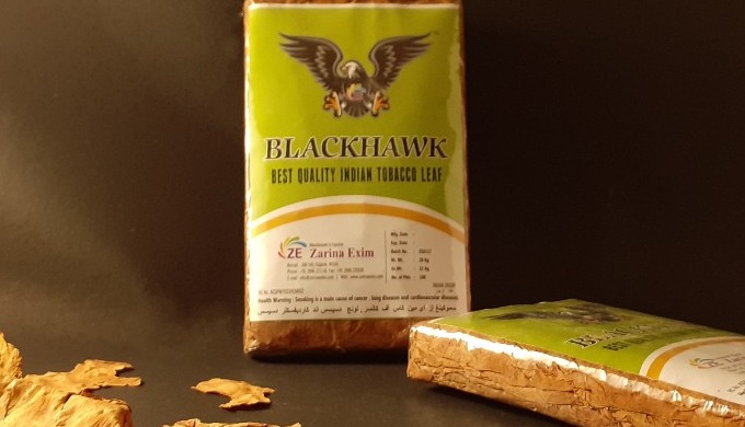 Black Hawk Brand is name of Best Quality of Tobacco Leaves , which are shorted , packed in transpare...