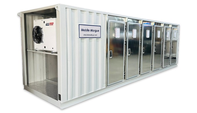 Termodizayn Mobile Morgue Units are fully equipped, high-security refrigeration systems. Powered by ...