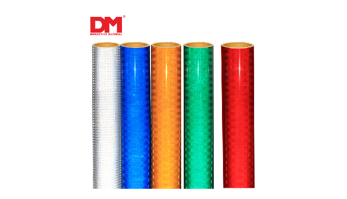 DM7600 HighIntensity Prismatic Grade Series is a non-metalized micro prismatic lens reflective sheet...