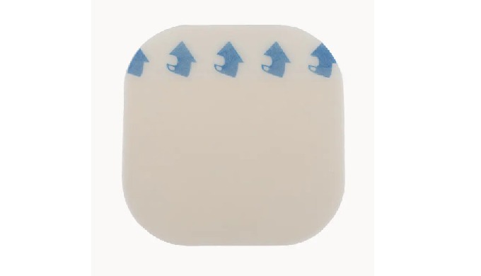 Ultra-thin hydrocolloid dressing, is a 0.6mm wire thickness of flat wound dressing (minimum thicknes...